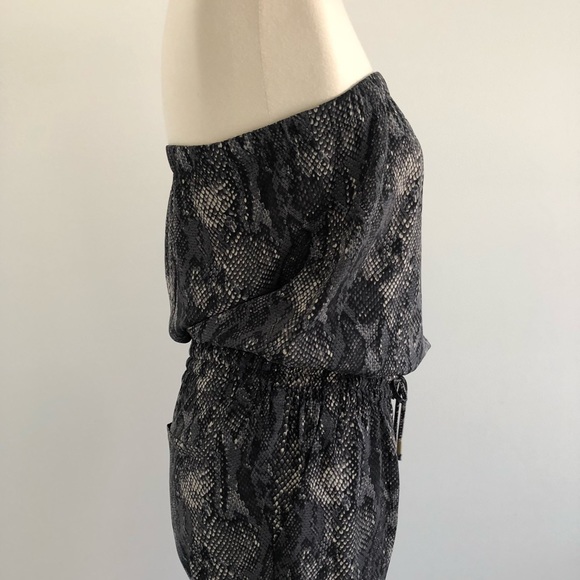 EXPRESS SNAKESKIN TUBE ROMPER - Picture 5 of 6